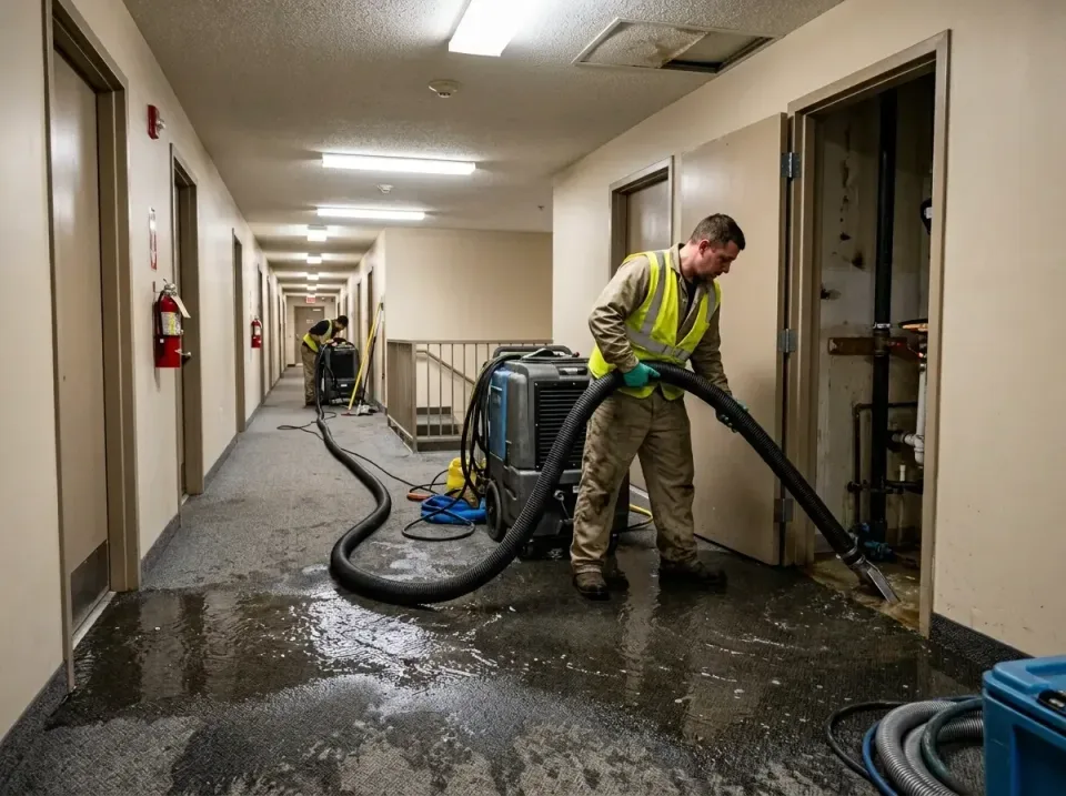 multi-unit-apartment-hallway-f-005 — frequently asked questions, Emergency Burst Pipe Water Extraction & Removal in Brook Pa…